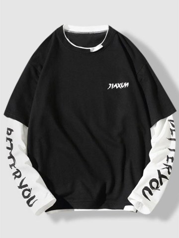 Better You Faux Twinset Streetwear Sweatshirt