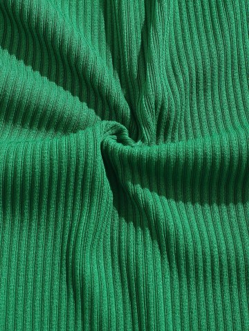 C'est La Vie Paris Short Sleeves Cotton Tee With Ribbed Shorts Two Piece Set