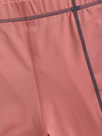 Sport Topstitching Racerback Cut Out Bra And Skinny Shorts Set