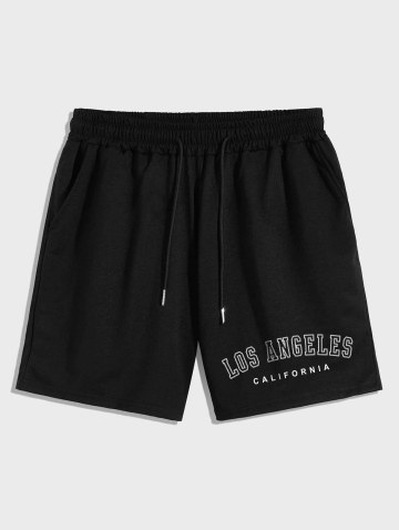 Summer Adventure California Palm Print Tee With Los Angeles Shorts